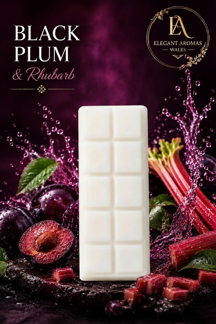 Black Plum & Rhubarb Wax Melts/Snap Bars