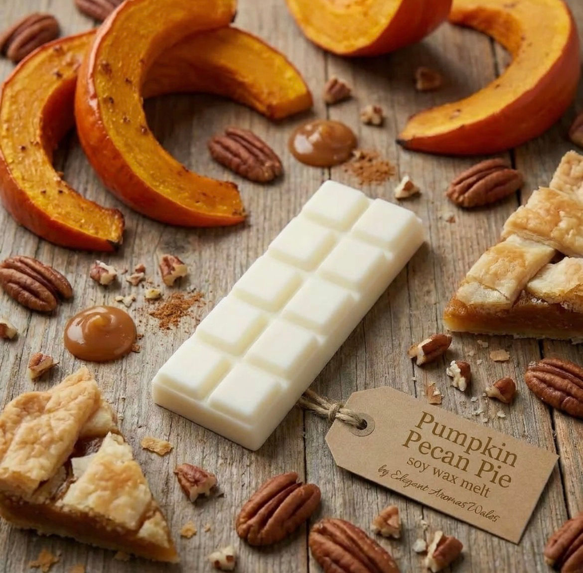 Pumpkin Pecan Pie Wax Melts/Snap Bar