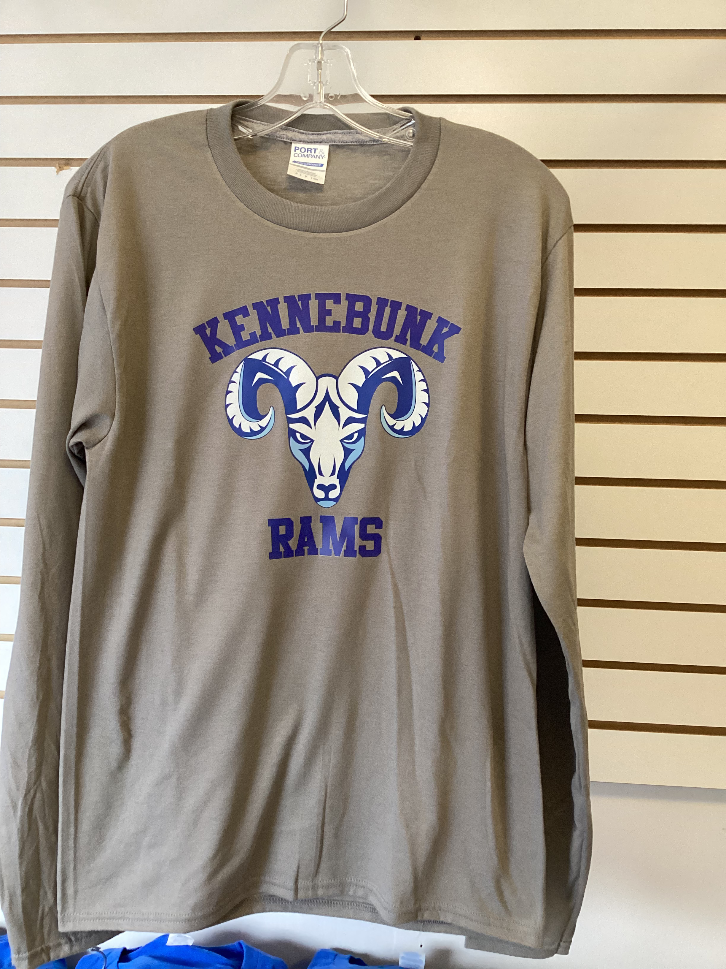 Rams Performance Long Sleeve T-shirt (Gray)