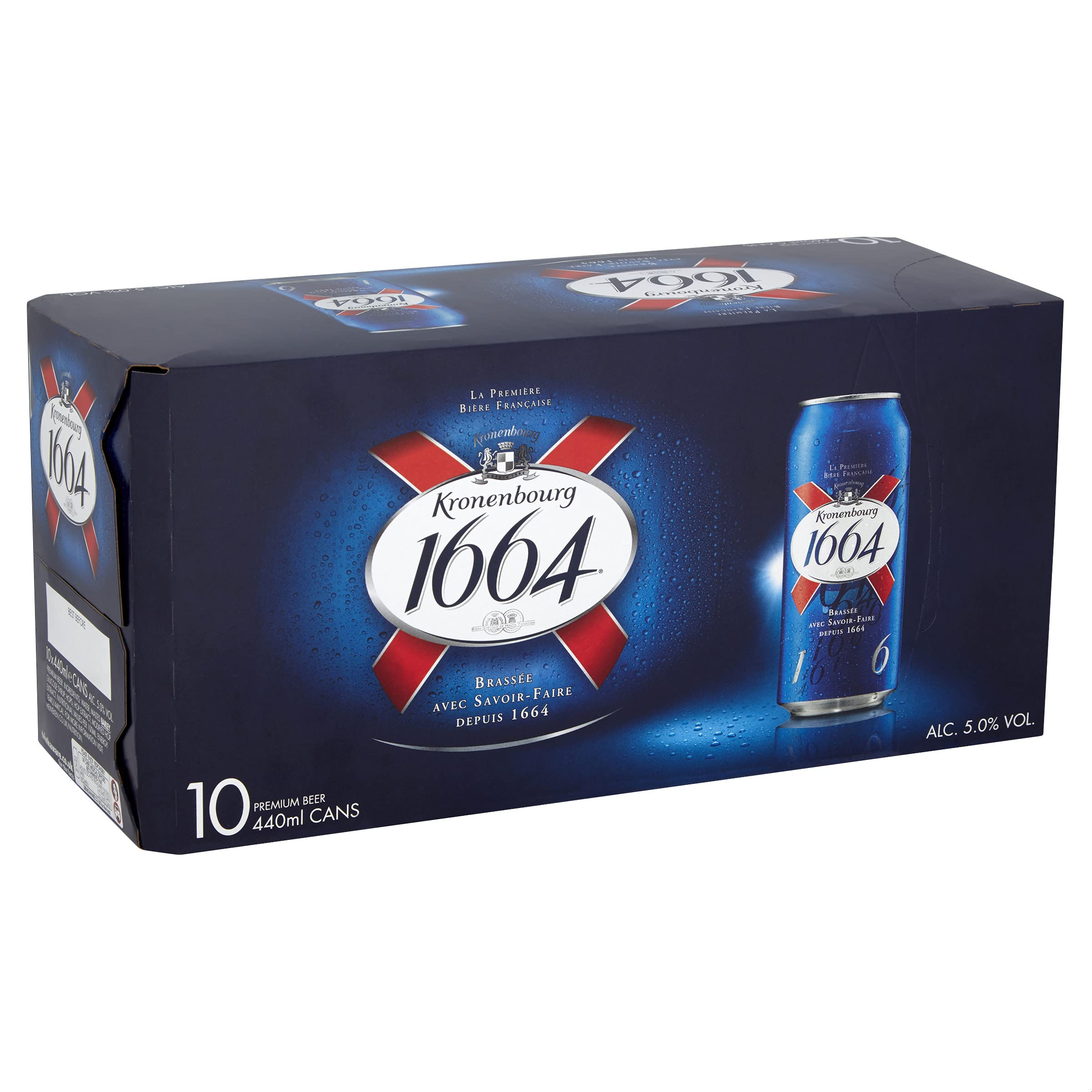 Kronenbourg 1664 Bière Blonde 10 x 440ml %4.6