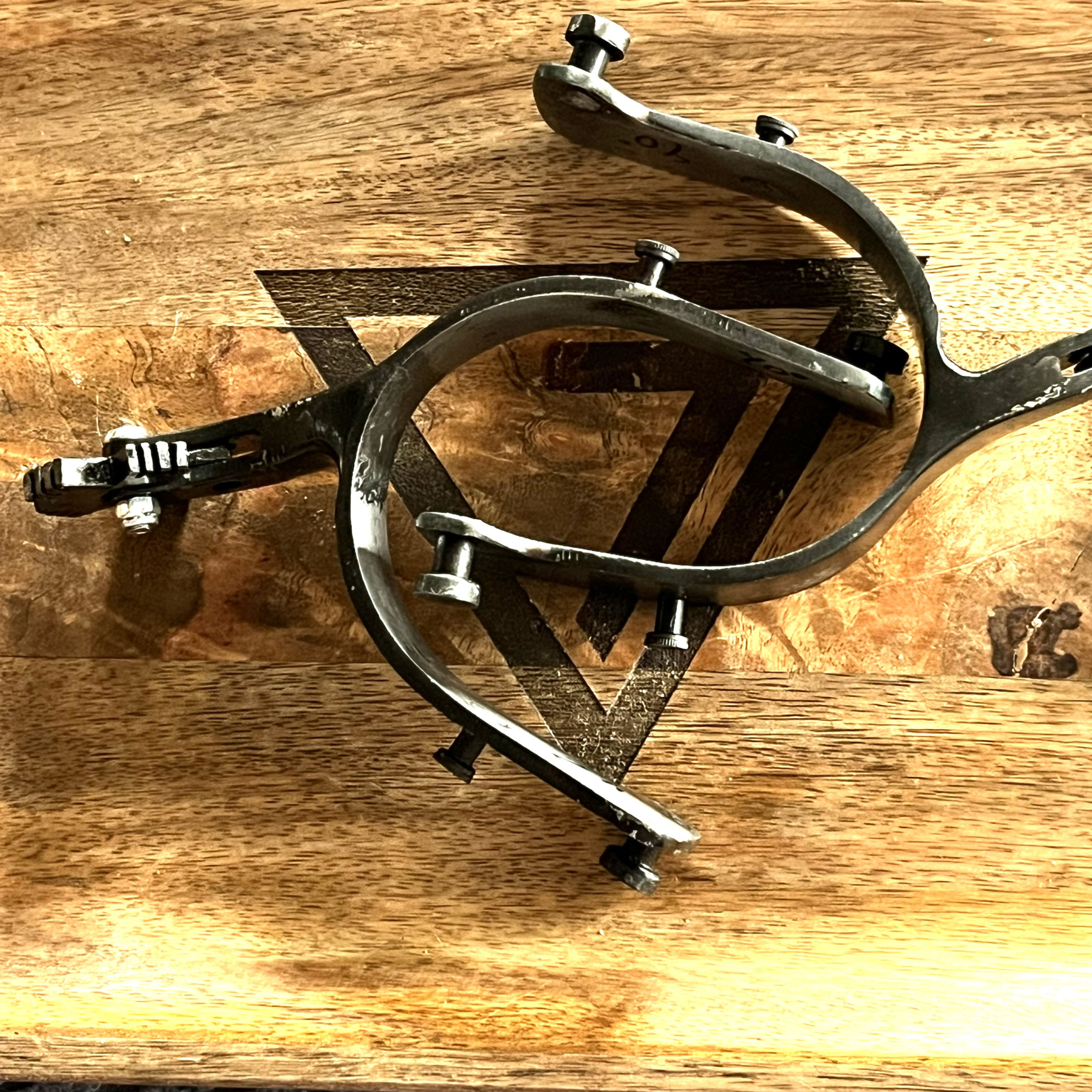 Nitro Bulls Black Bull Riding Spurs