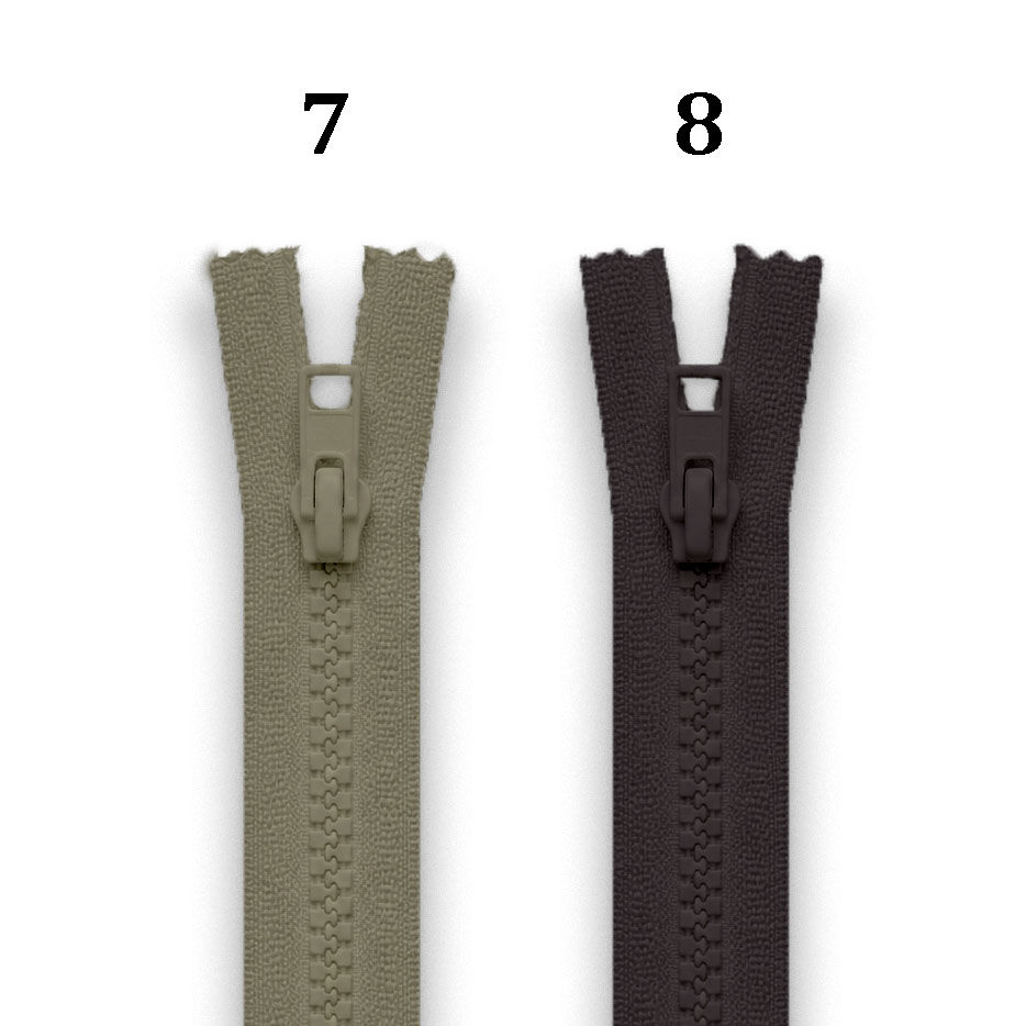 Thumbnail: Beige ja tummanruskea OPTI hammasavoketju 75 cm