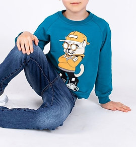 Lasten collegepaita, koko 98-122