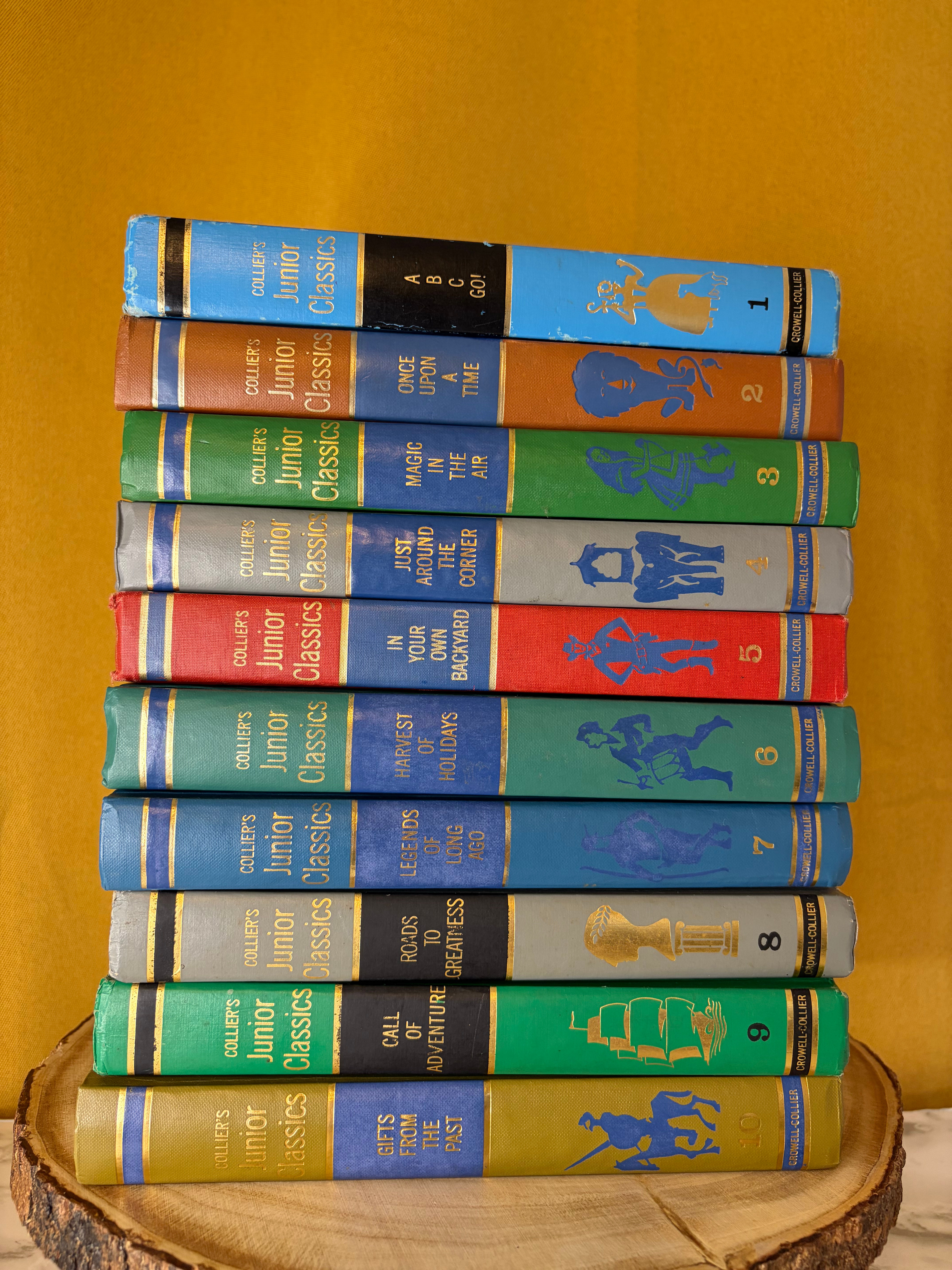 Vintage Collier’s Junior Classics Book Set – 10 Volume Collection