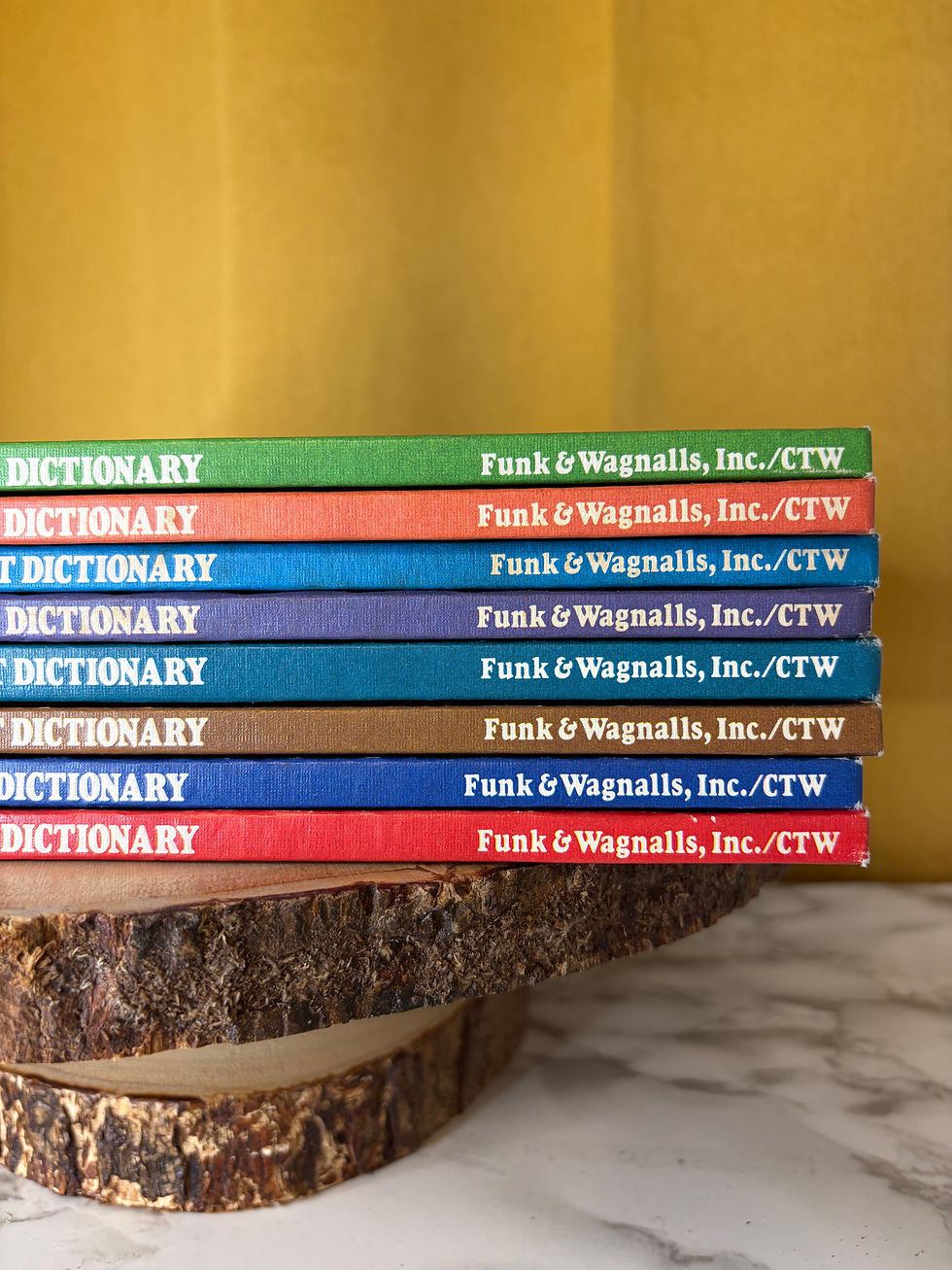 Thumbnail: Vintage Big Bird’s Sesame Street Dictionary Book Set – 8 Volumes