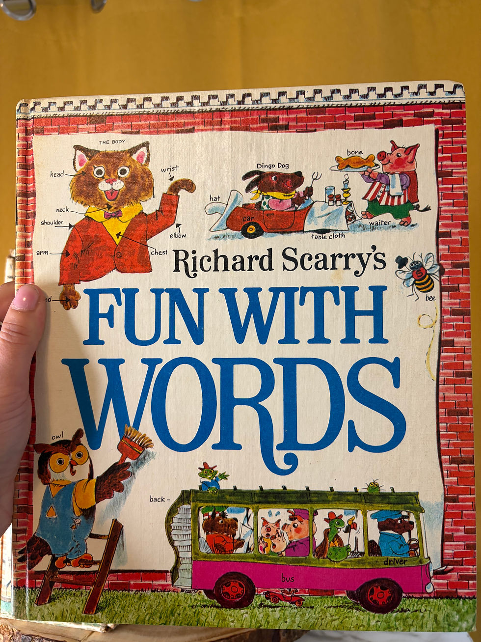 Thumbnail: Vintage Richard Scarry Look & Learn Library Book Set