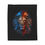 Thumbnail: Red and Blue Lion Velveteen Plush Blanket