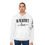 Thumbnail: In Mama's Love / I Find My Strength White Unisex Pullover Hoodie (AOP)