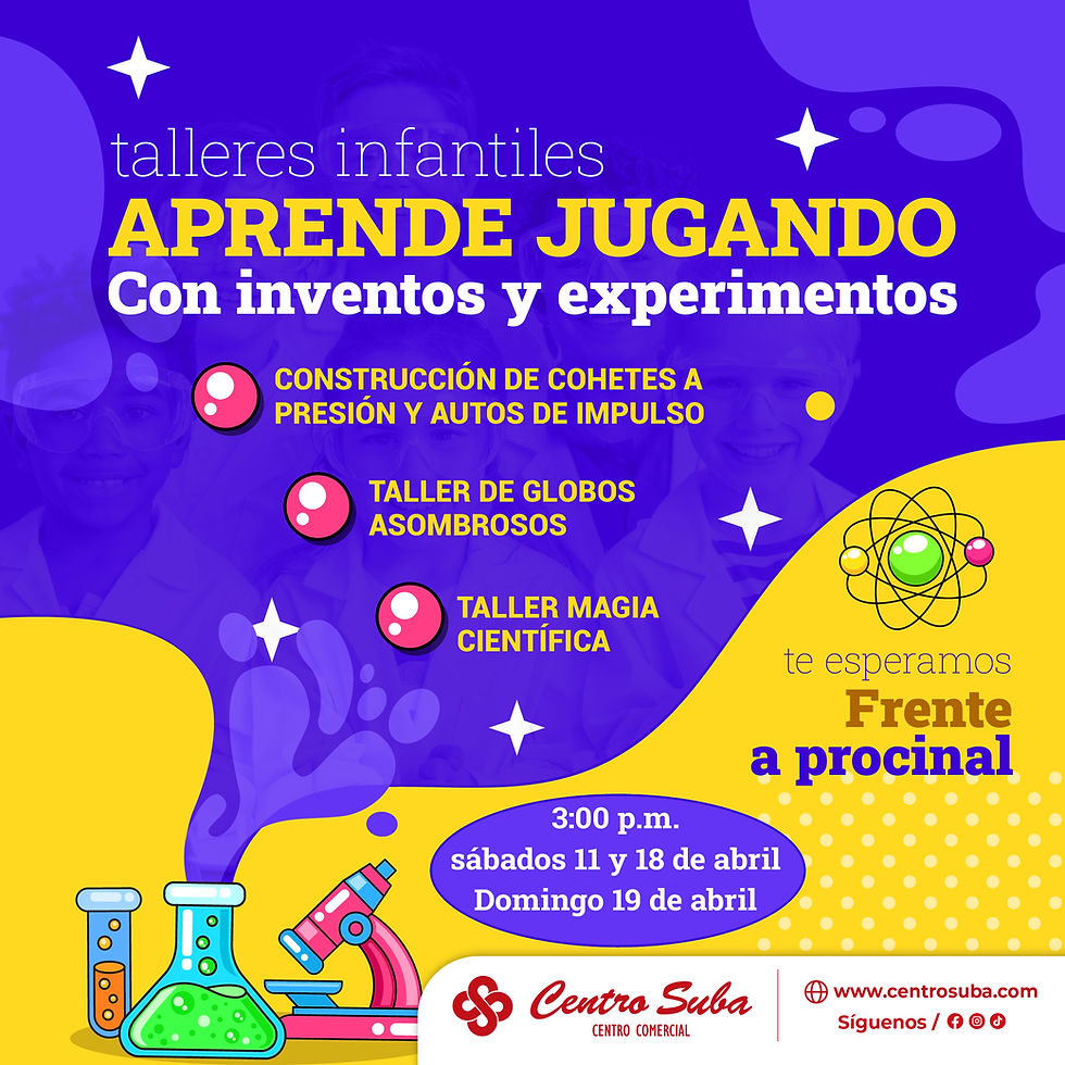 Talleres Infantiles - Aprende Jugando con Centro Suba