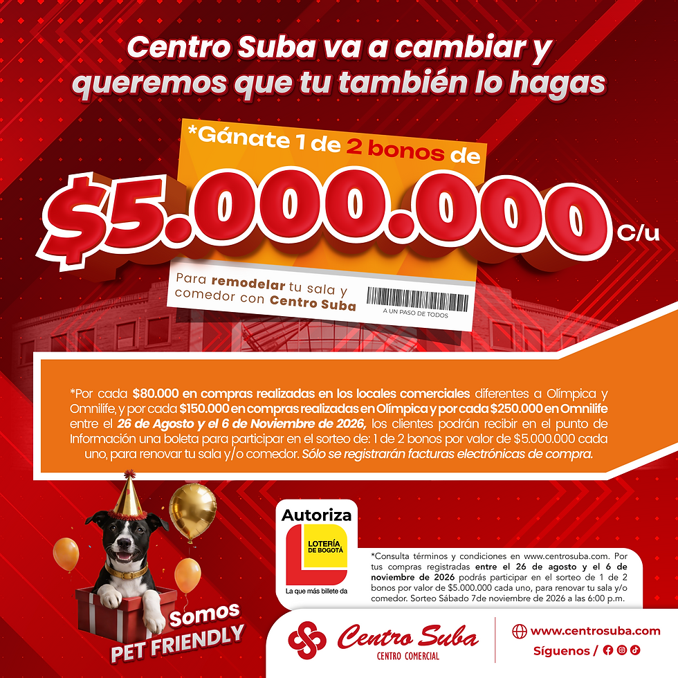 SORTEO SEGUIMOS REMODELANDO SALA COMEDOR