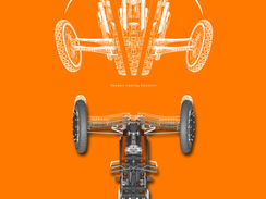 Parabomb leaning trike for DAKAR - disabled rider team