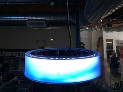 Prototype halo with diffusion visuals