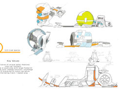 Initial ideation for mega wash