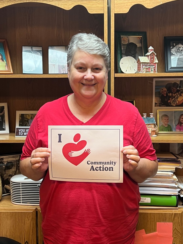 A blue square with the letter v on it.