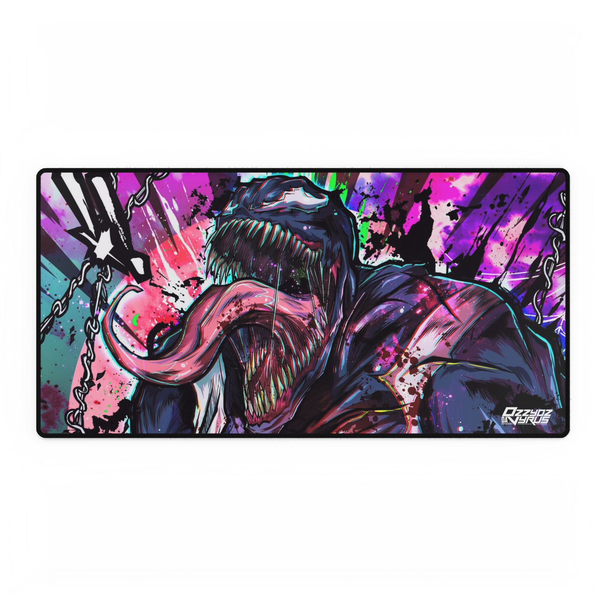 Symbiote Alien Spider Venom Desk Mat Anime-Inspired Gaming Accessory