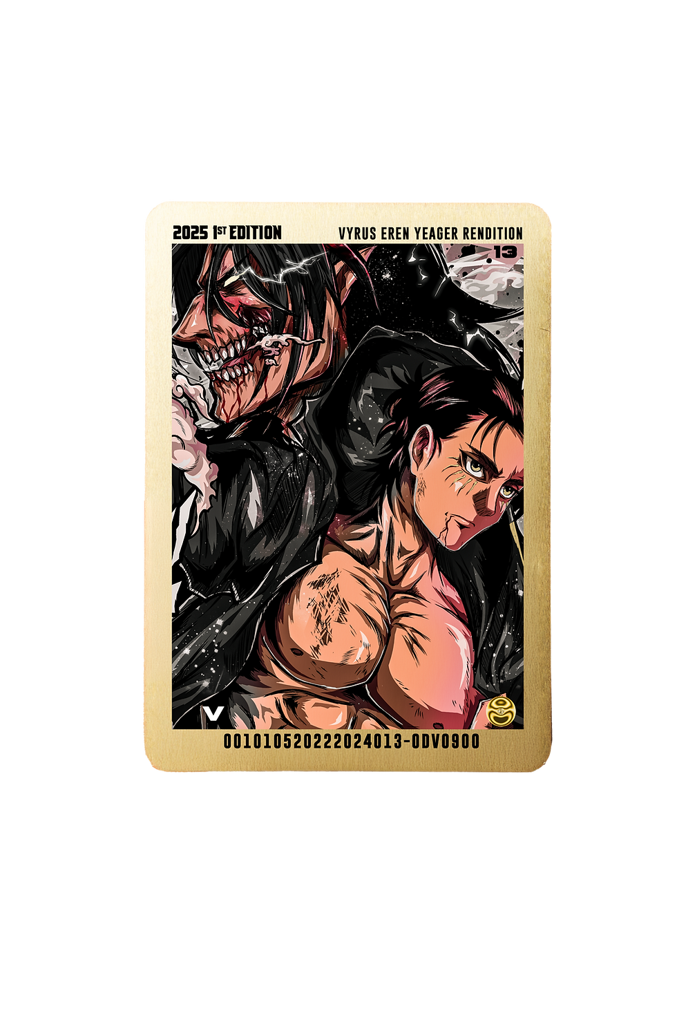 Eren The Hero of Eldia Collectible Card -2025 Edition