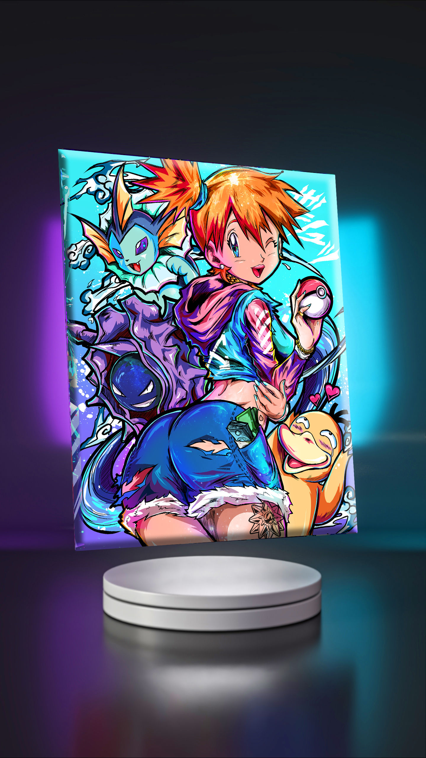 Misty- Water Gym Leader Canvas