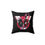 Thumbnail: Mouthy Mercenary Red Square Pillow – Antihero Comic-Inspired Home Decor