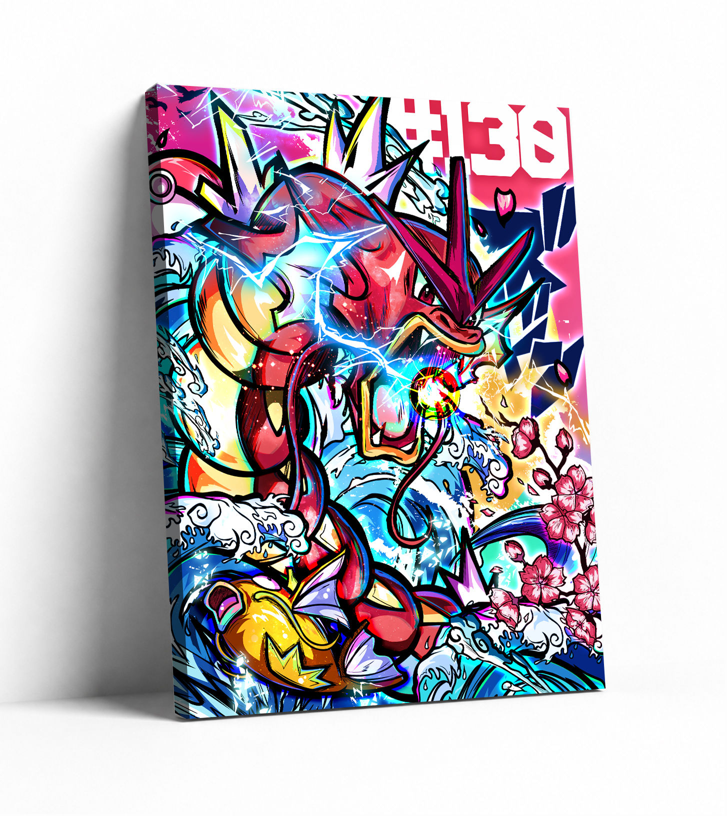 Shiny Gyrados Pokemon Canvas