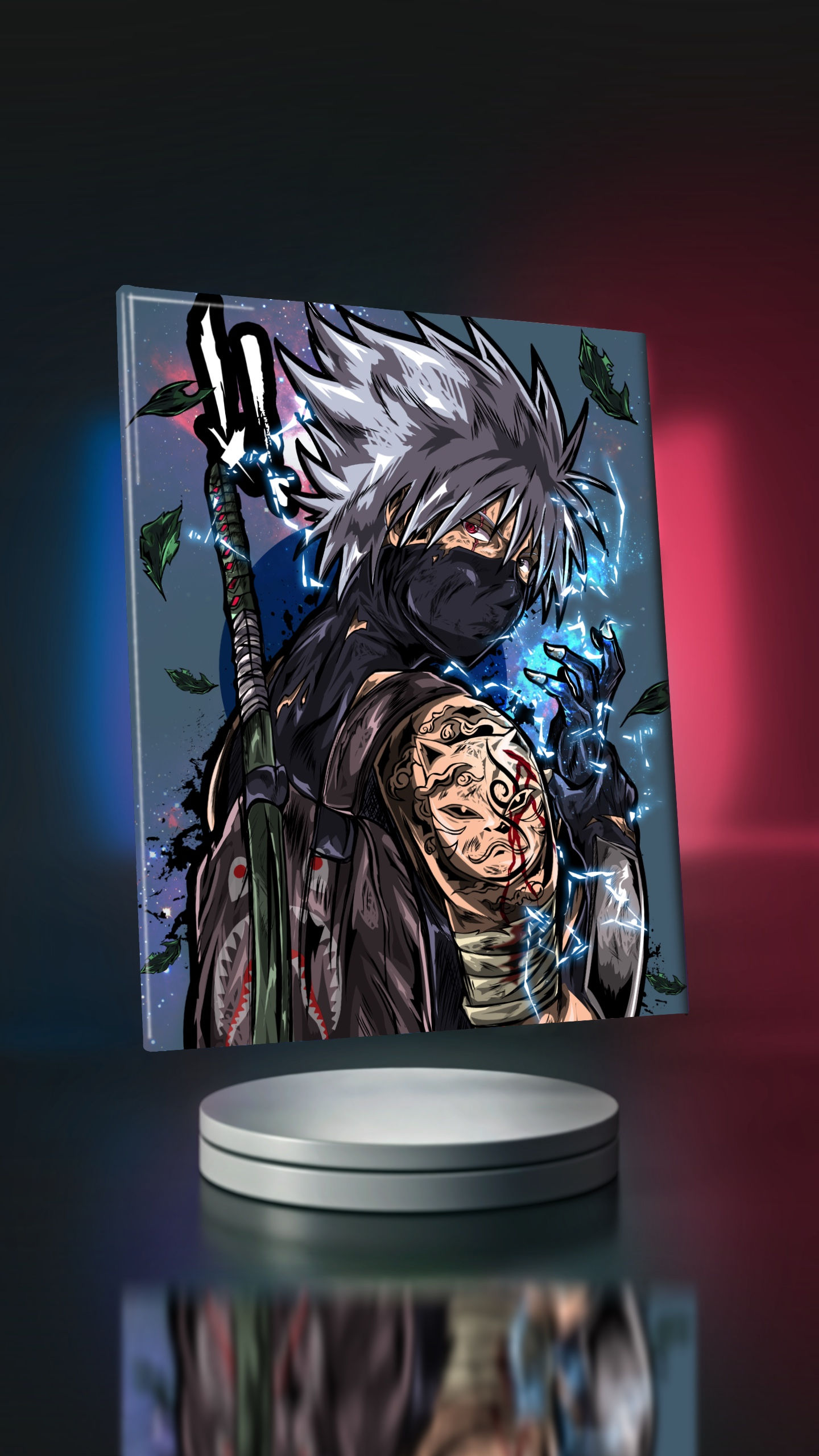 Kakashi- Copay Cat Ninja Canvas