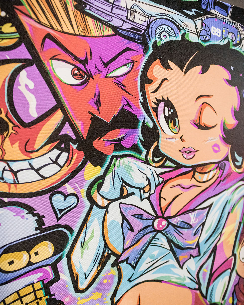 Thumbnail: "Back To The Hunger Force" 009 Canvas
