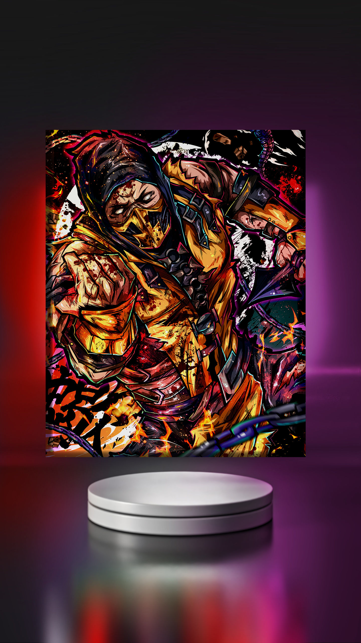 Scorpion- Get Over Her Canvas