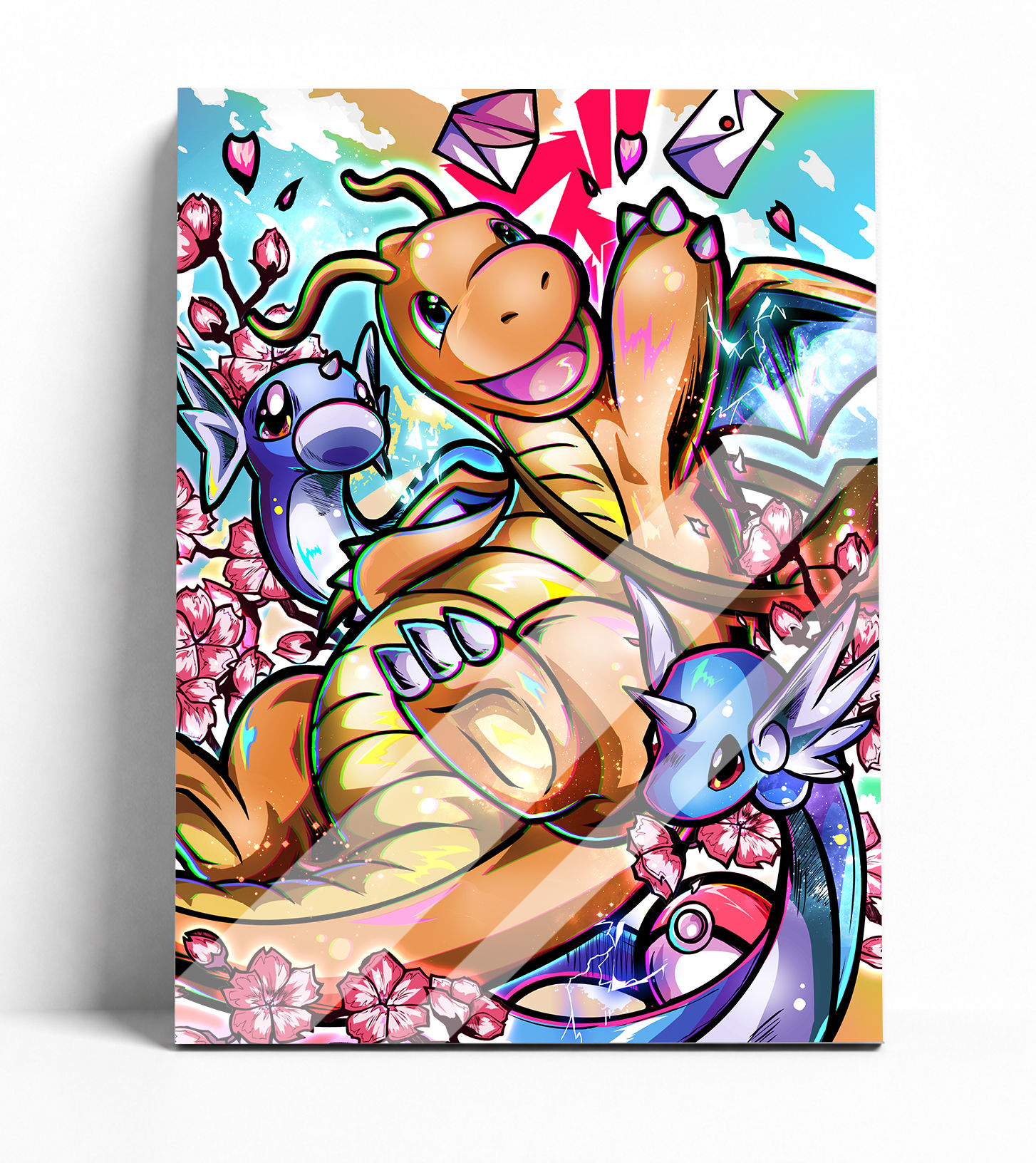 Dragonite Pokemon Acrylic Print