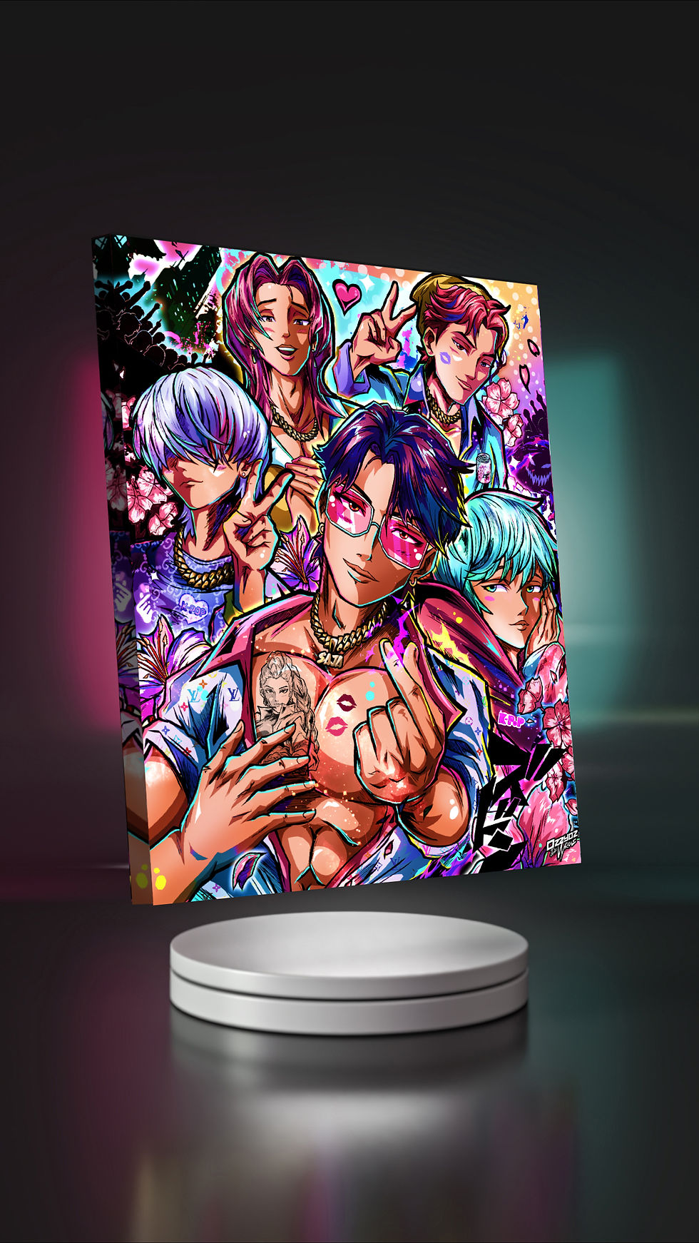 Thumbnail: Saja K Pop Boy Band Canvas