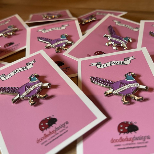 Enamel Pin Badges | Doodledugs