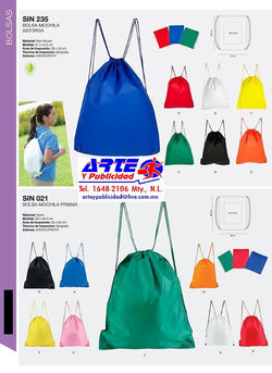 morral sin 235 y 021 non waven y nylon