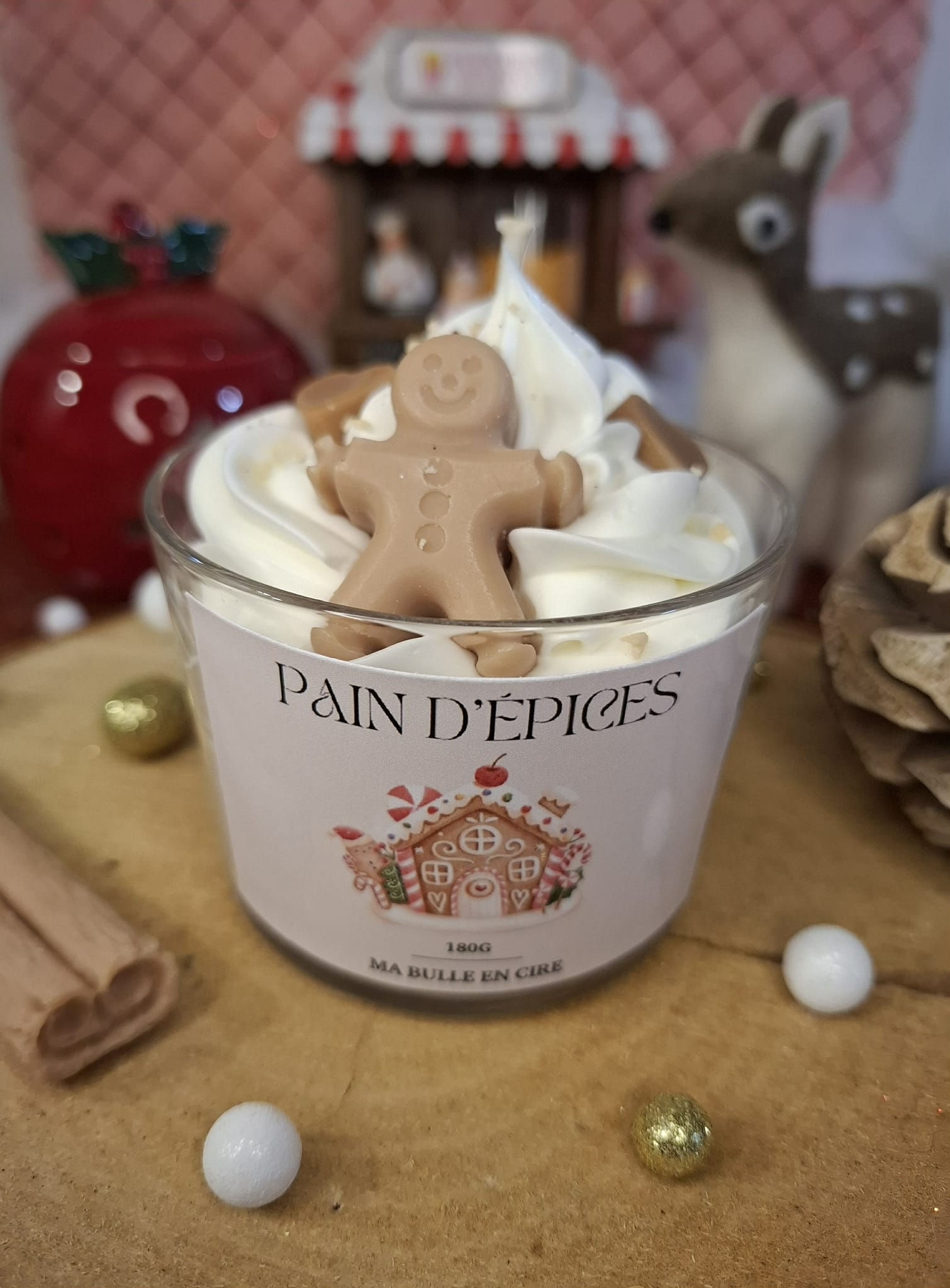 Bougie gourmande Pain d'épices