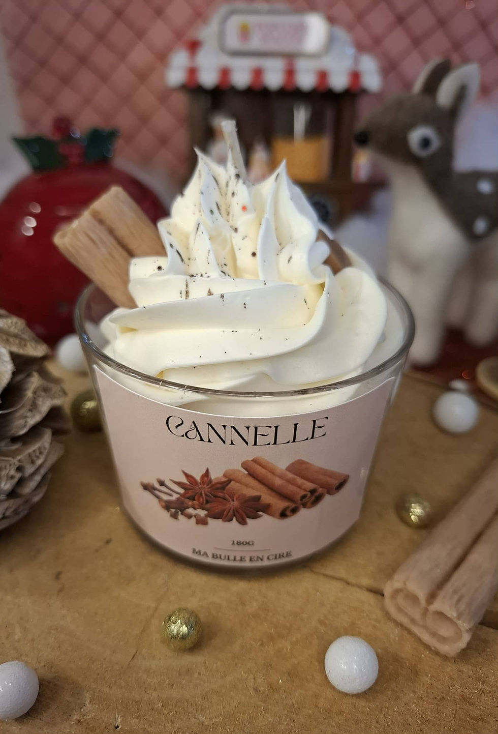 Bougie gourmande Cannelle