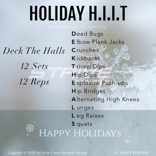 Workout of the Week - 12/25/20