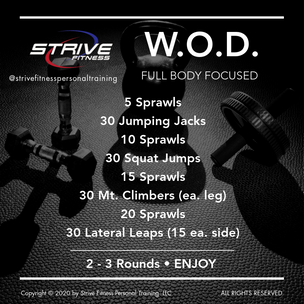 Workout of the Week - 12/18/20