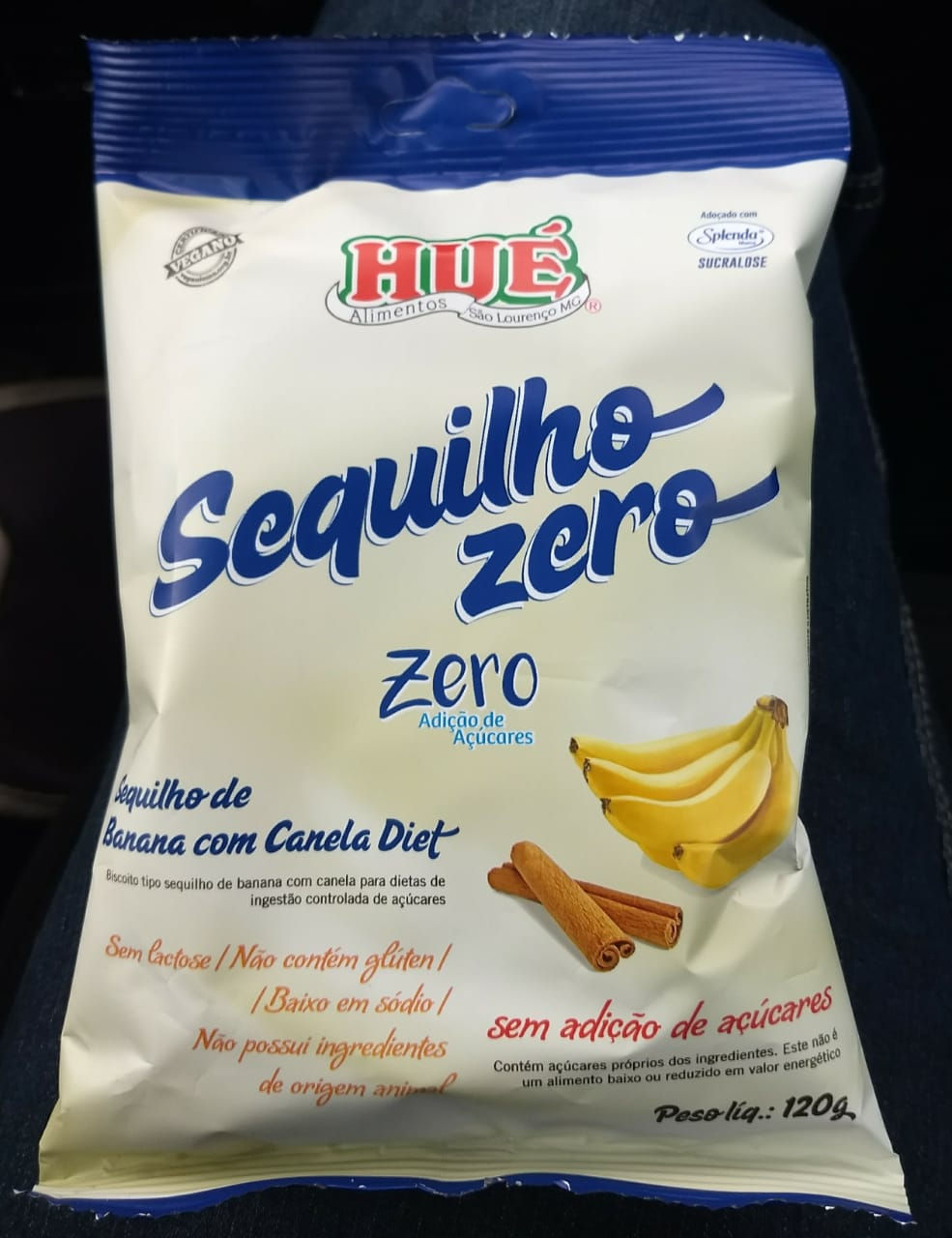 Biscoito Sequilho - Banana com Canela - Hué (120 gr)