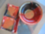 Red/Black Serving Set