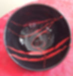 Black and Red Bowl