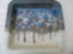 Snowscene Square Lasagna Plate
