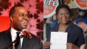 Kasim Reed and Felicia Moore are a toss-up for Mayor according to poll