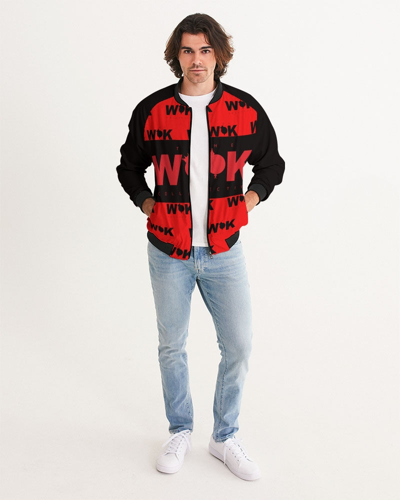 Thumbnail: The  Logo Men's Bomber Jacket (Red)