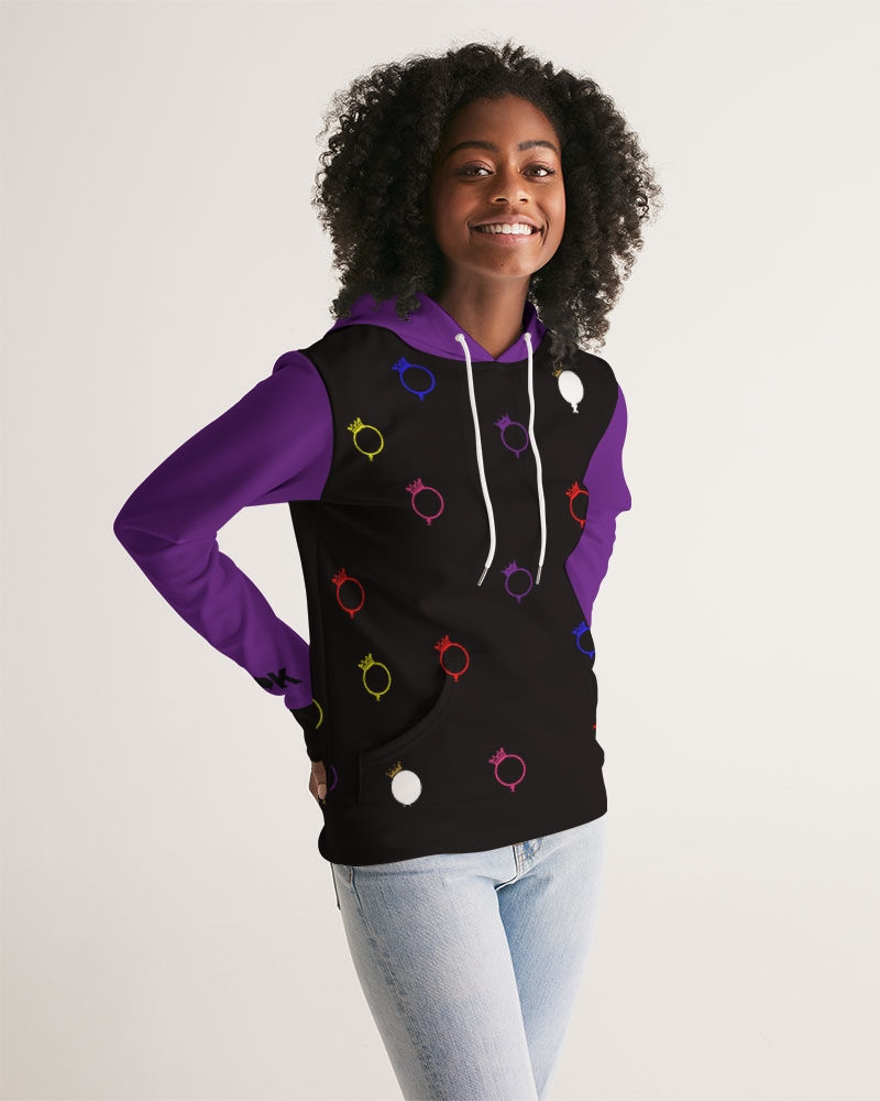 Thumbnail: King WoK Print Women's Hoodie