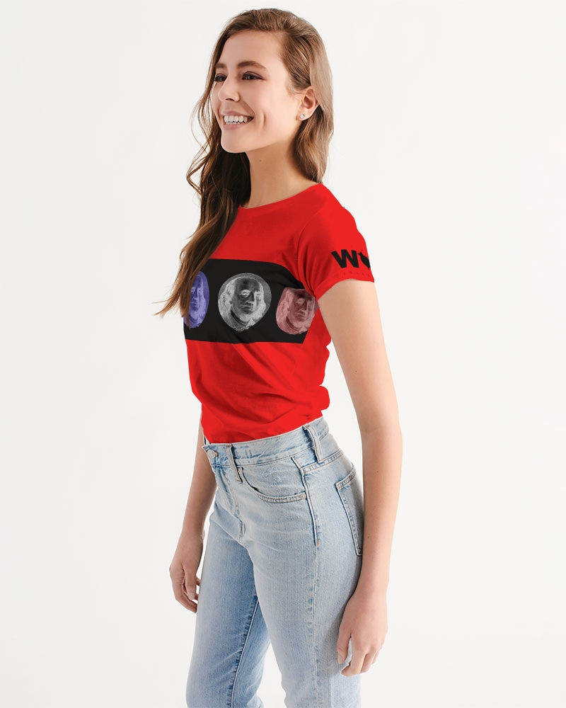 Thumbnail: Ghost of Money's Past Women's Tee (red)