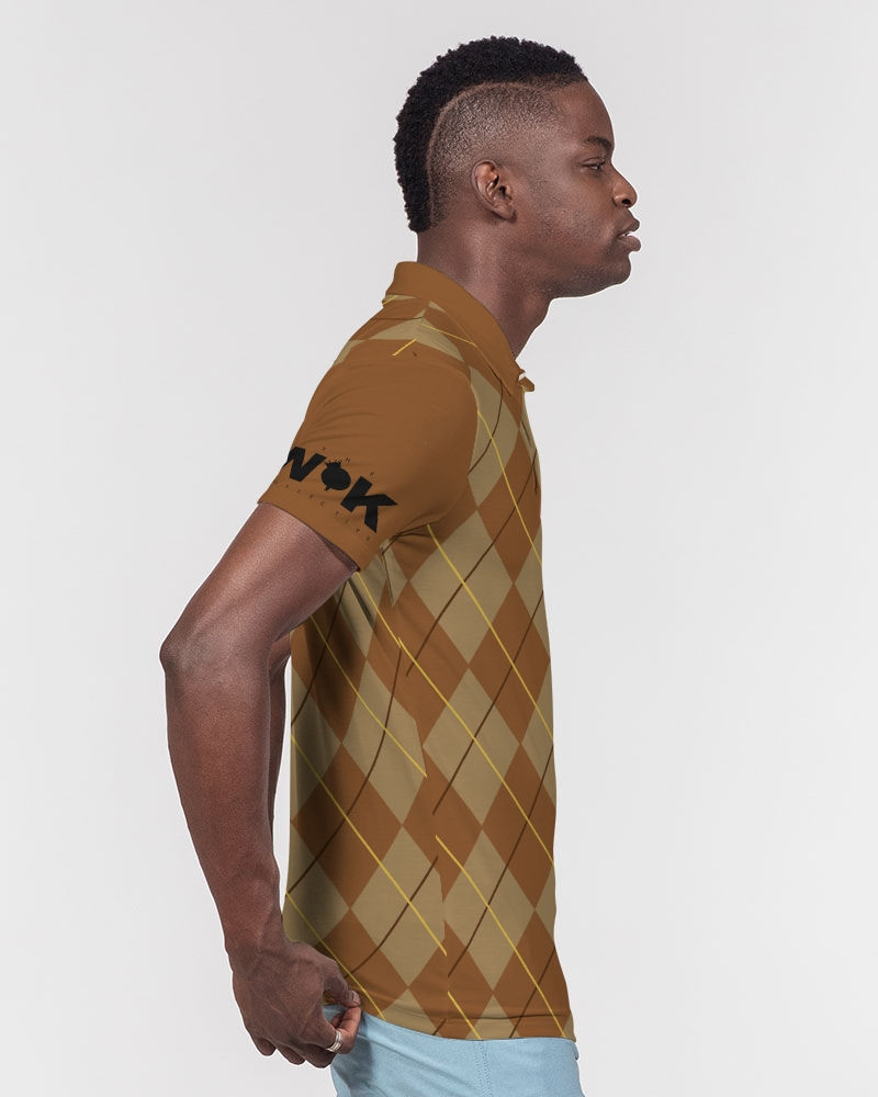 Thumbnail: The Royal WoK Argyle Men's Tee (Mocha)
