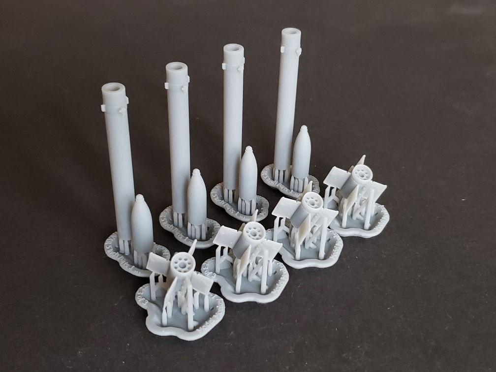 1/24 Rockets, US 5 inch HVAR, WWII and Korean War