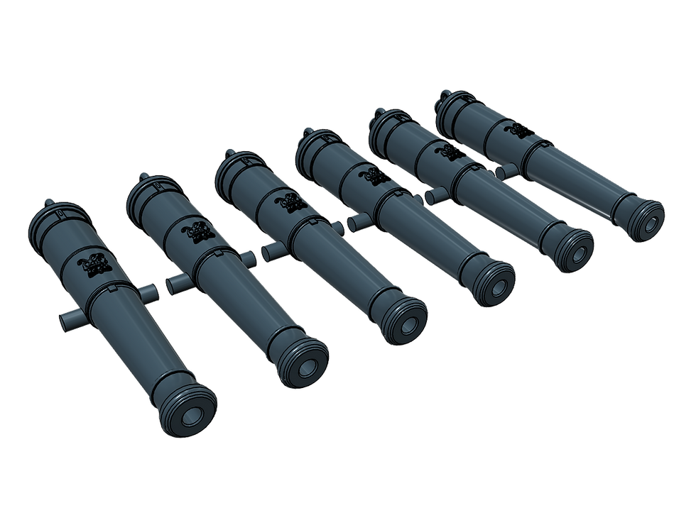 Thumbnail: 1/84 Royal Navy 32-pounder Cannons, Blomefield 1790 long-pattern