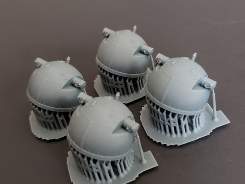 1/200 Kriegsmarine SL-6 / SL-8 Domed Rangefinders