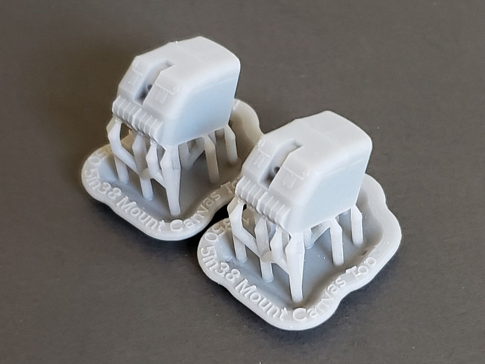 1/350 Sims-class, Benson-class and Gleaves-class 5"/38 cal. "Canvas-top" Mounts