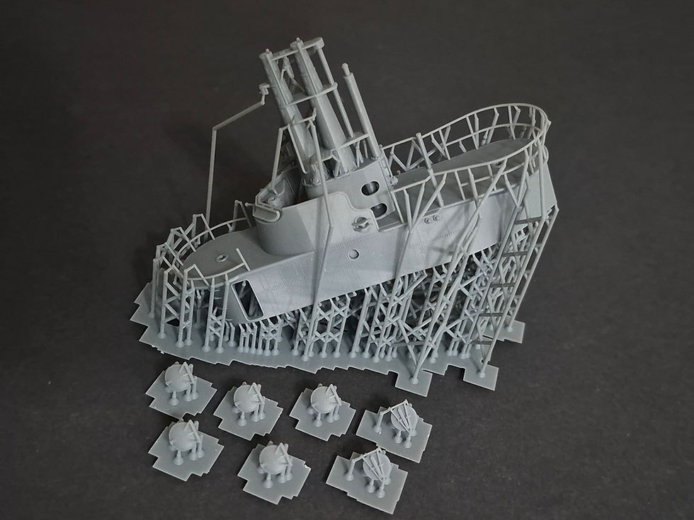 Thumbnail: 1/144 USS Tang SS-306 Fairwater, 1943-1944