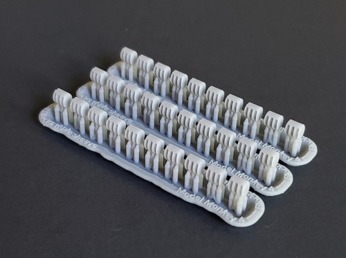 Ships' Rigging Blocks, 4 mm, triple sheave | Model Monkey