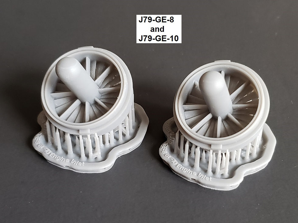 Thumbnail: 1/32 F-4 Phantom II Seamless Intake Ducts and Engine Inlets